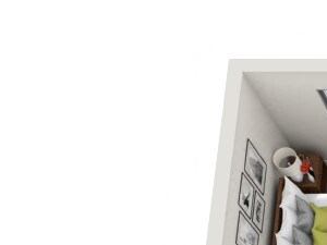 2 Bed 2 Bath Plan2J Floor Plan 2 Bed 2 Bath Plan2J Floor Plan at The Madison at Racine, Chicago, IL